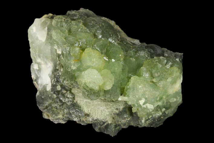 Green Prehnite Crystal Cluster - Morocco #138351